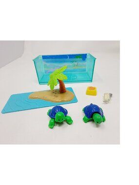 Vintage 1992 LPS Toddling Turtles on Paradise Island Playset Kenner